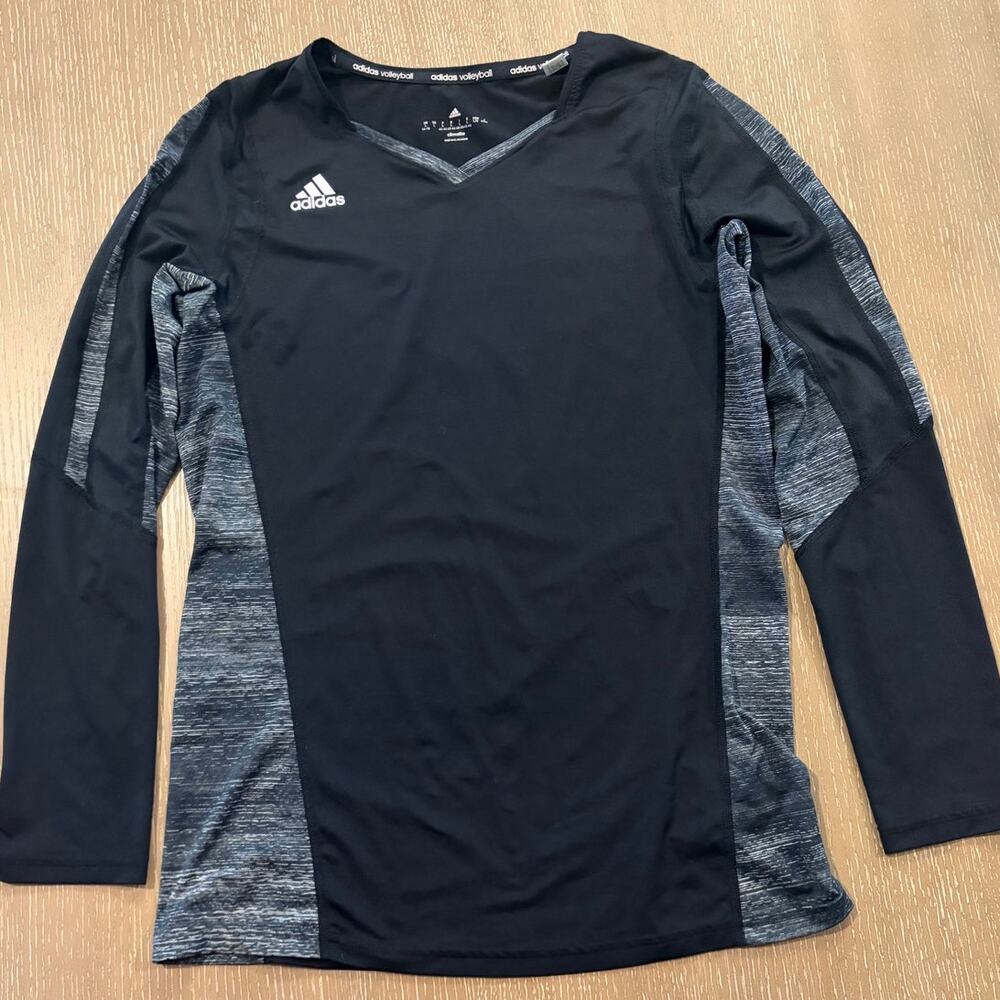 Adidas Volleyball Large Climalite‎ Quickset Long Sleeve Women's Jerseys Black